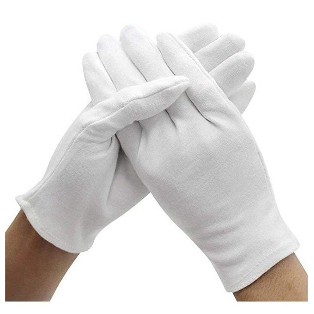 White Cotton Gloves